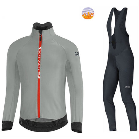 Conjunto de ciclismo otoño-invierno